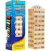 Jenga Blocks / Wooden Blocks 54 Pieces with 4 Dice/ Kids & Adults Fun Games