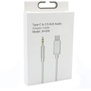 JH-030 AUDIO ADAPTER TYPE-C TO 3.5MM AUDIO MALE