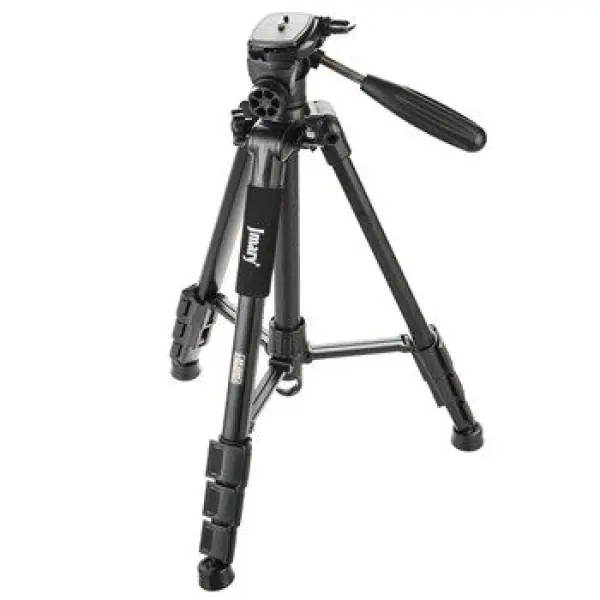 Jmary KP-2234 Portable Lightweight Tripods 3-Way Pan Head Section Legs Professional Aluminium Tripod For All DSLR Cameras GoPro Mobile - Image 3