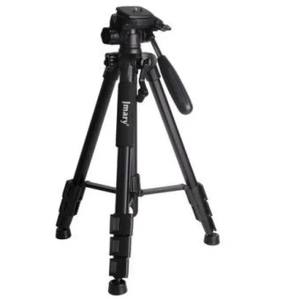 Jmary KP-2234 Portable Lightweight Tripods 3-Way Pan Head Section Legs Professional Aluminium Tripod For All DSLR Cameras GoPro Mobile - Image 2