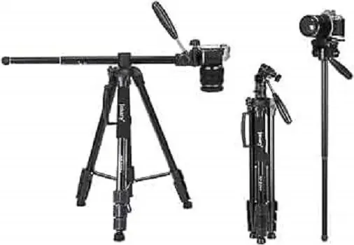Jmary KP-2294 Aluminum Professional Over Head Rotatable Center Column Video Tripod With Monopod Kit
