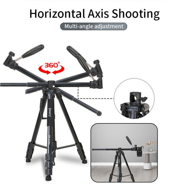 Jmary KP-2294 Multifunctional Professional Tripod With Multi Angle Adjustment - Image 4