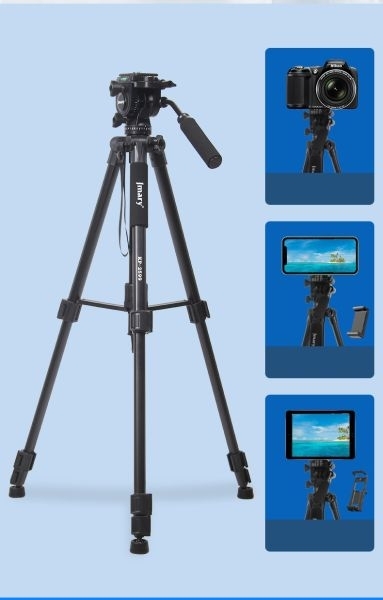 Jmary Kp-2599 Professional Aluminum Tripod For DSLR Camera Video, Photo Tripod - Image 3