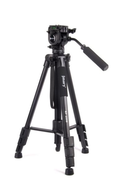 Jmary Kp-2599 Professional Aluminum Tripod For DSLR Camera Video, Photo Tripod - Image 5