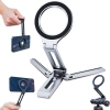 Jmary MS-96 Magnetic Phone Holder – 360° Rotatable Foldable Metal Stand (1/4” UNC)