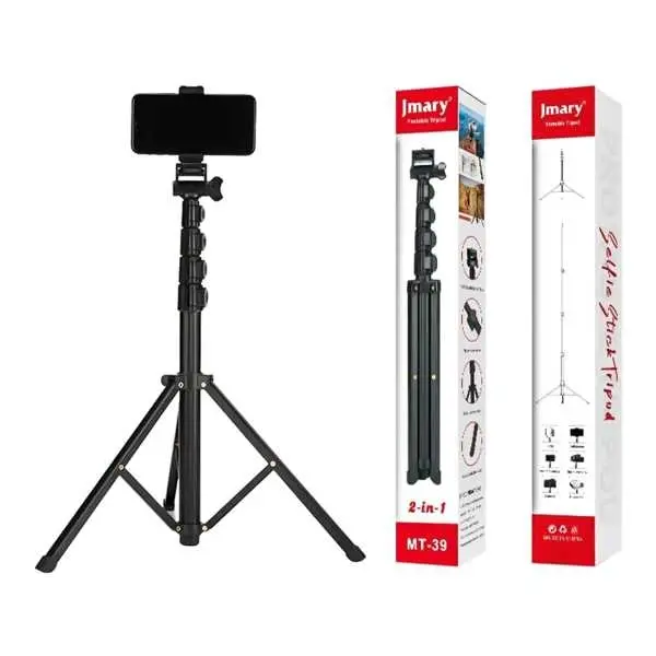 Jmary MT-39 2 in 1 Portable Tripod & Selfie Stick