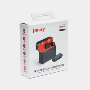 JMARY MW-16 All in One 2.4GHz Dual Wireless Microphone Crystal Clear Audio