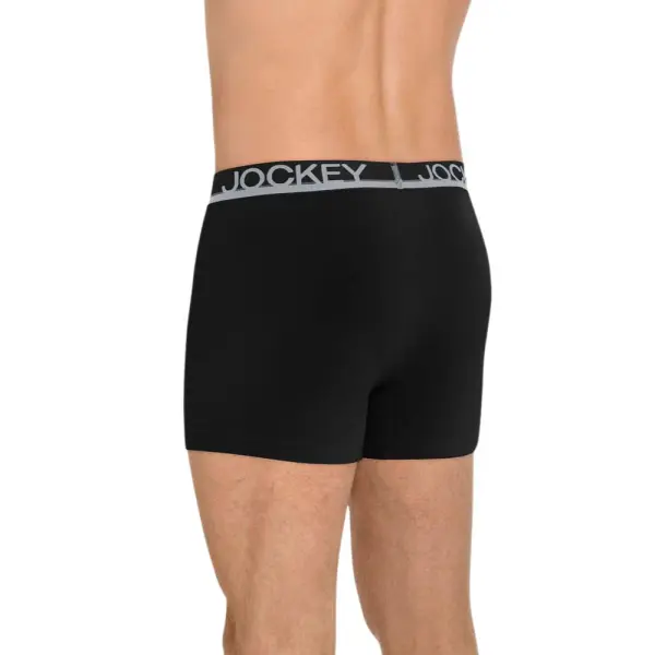 Jockey Casual Cotton Stretch 3" Trunk (Pack of 3) - Image 2