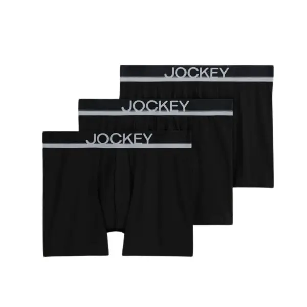 Jockey Casual Cotton Stretch 3" Trunk (Pack of 3)