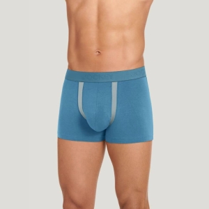 Jockey Chafe Proof Pouch Cotton Stretch 3" Trunk (Blue Chambray)