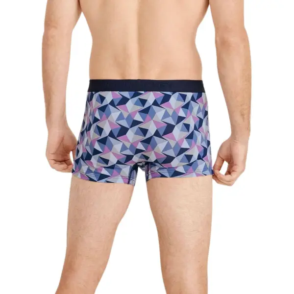 Jockey Chafe Proof Pouch Cotton Stretch 3" Trunk (Grey Starlight Geo) - Image 2