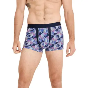 Jockey Chafe Proof Pouch Cotton Stretch 3" Trunk (Grey Starlight Geo)