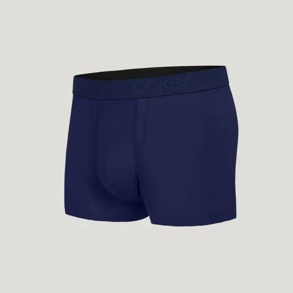 Jockey Chafe Proof Pouch Cotton Stretch 3" Trunk (Just Past Midnight) - Image 6