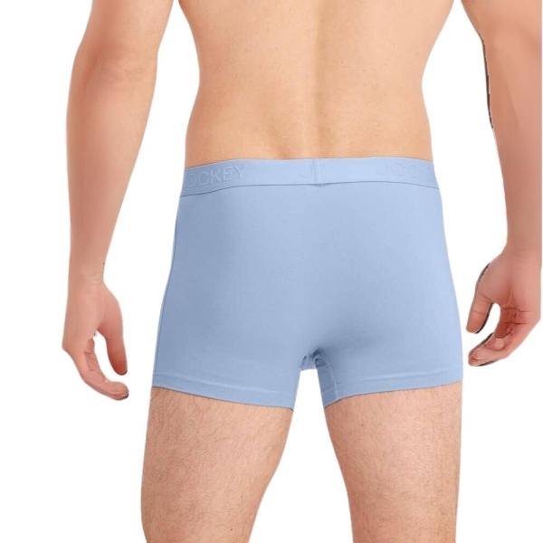 Jockey Chafe Proof Pouch Cotton Stretch 3" Trunk (Shower) - Image 2