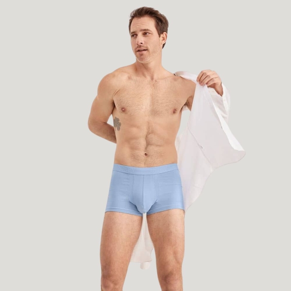 Jockey Chafe Proof Pouch Cotton Stretch 3" Trunk (Shower) - Image 5
