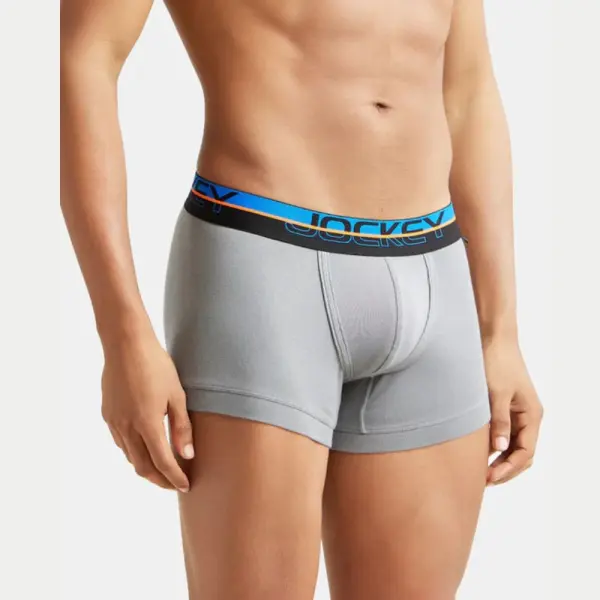 Jockey FP03 Monument Super Combed Cotton Rib Solid Trunk (Pack of 2) - Image 3