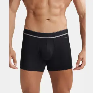 Jockey HG16 Tencel Micro Modal Elastane Stretch Solid Trunk (Black)