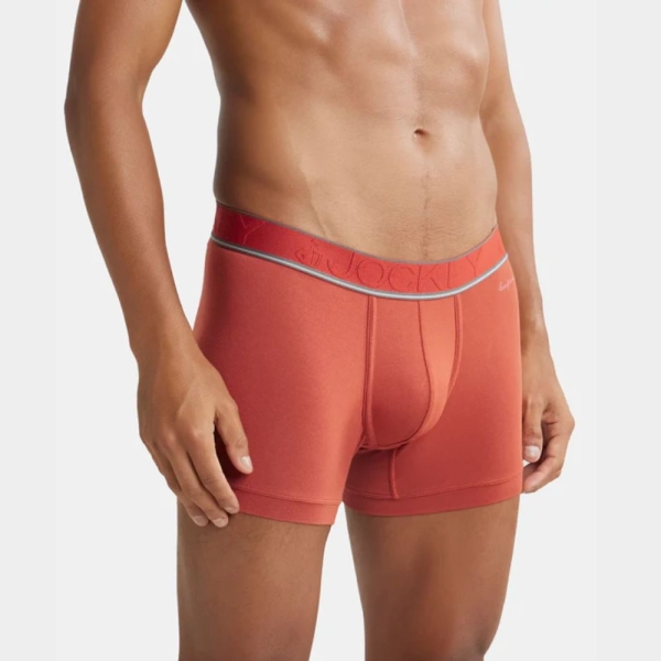 Jockey HG16 Tencel Micro Modal Elastane Stretch Solid Trunk (Cinnabar) - Image 6