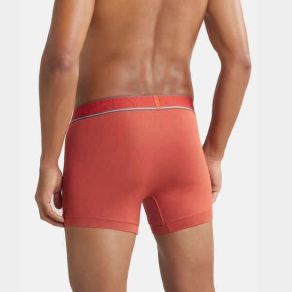 Jockey HG16 Tencel Micro Modal Elastane Stretch Solid Trunk (Cinnabar) - Image 5