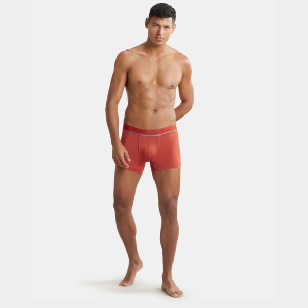 Jockey HG16 Tencel Micro Modal Elastane Stretch Solid Trunk (Cinnabar) - Image 4