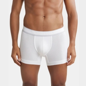 Jockey HG16 Tencel Micro Modal Elastane Stretch Solid Trunk (White)