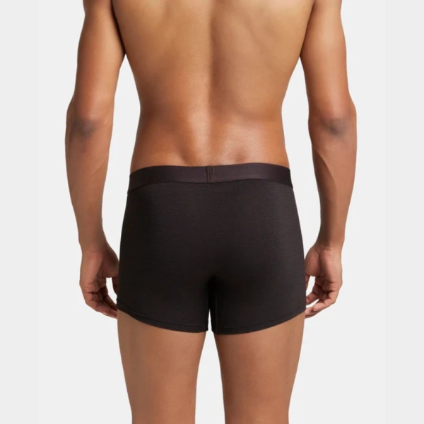 Jockey IC25 Tencel Micro Modal Cotton Elastane Stretch Solid Trunk (Brown Stripes) - Image 5