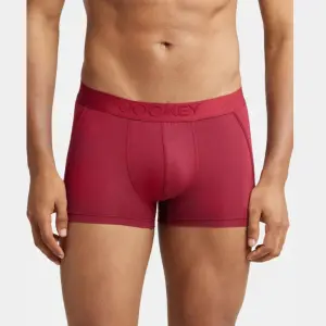 Jockey IC25 Tencel Micro Modal Cotton Elastane Stretch Solid Trunk (Red Pepper)