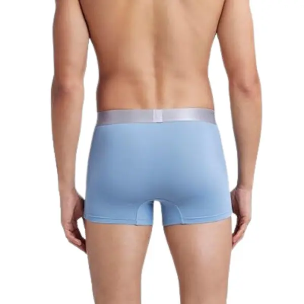 Jockey IC28 Men Tactel Microfiber Elastane Stretch Solid Trunk (Blue Shadow) - Image 4