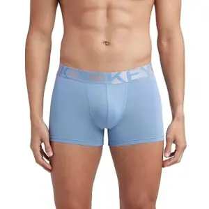 Jockey IC28 Men Tactel Microfiber Elastane Stretch Solid Trunk (Blue Shadow)