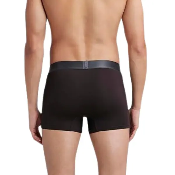 Jockey IC28 Men Tactel Microfiber Elastane Stretch Solid Trunk (Brown) - Image 4