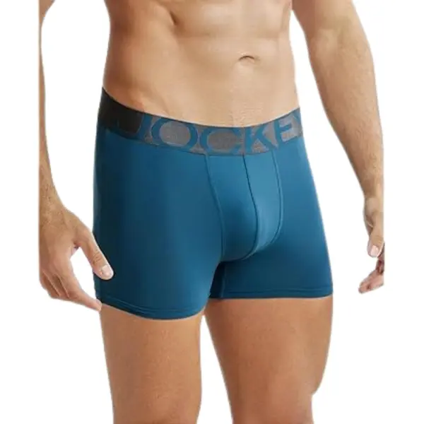 Jockey IC28 Men Tactel Microfiber Elastane Stretch Solid Trunk (Legion Blue) - Image 5