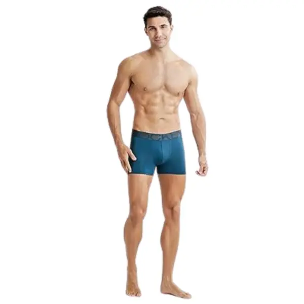 Jockey IC28 Men Tactel Microfiber Elastane Stretch Solid Trunk (Legion Blue) - Image 3