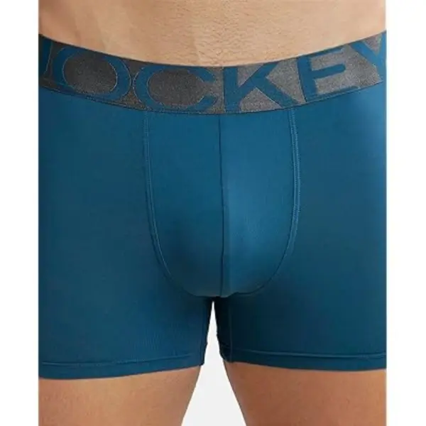 Jockey IC28 Men Tactel Microfiber Elastane Stretch Solid Trunk (Legion Blue) - Image 2