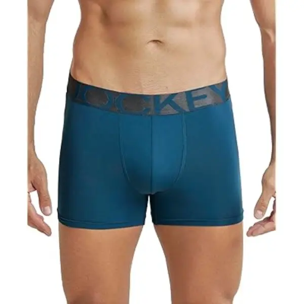 Jockey IC28 Men Tactel Microfiber Elastane Stretch Solid Trunk (Legion Blue)