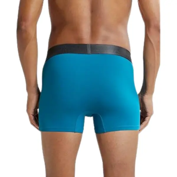 Jockey IC28 Men Tactel Microfiber Elastane Stretch Solid Trunk (Ocean Depth) - Image 3