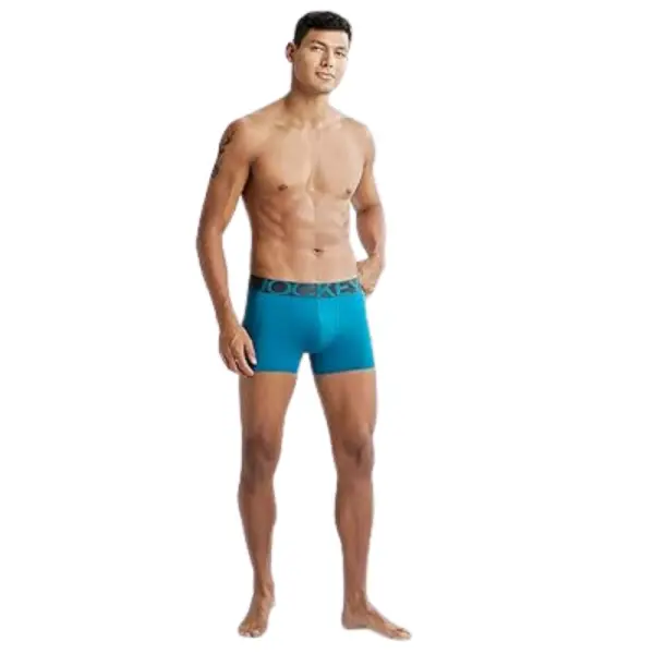 Jockey IC28 Men Tactel Microfiber Elastane Stretch Solid Trunk (Ocean Depth) - Image 2