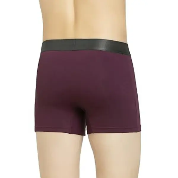 Jockey IC28 Men Tactel Microfiber Elastane Stretch Solid Trunk (Potent Purple) - Image 3