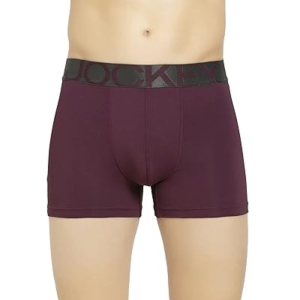 Jockey IC28 Men Tactel Microfiber Elastane Stretch Solid Trunk (Potent Purple)
