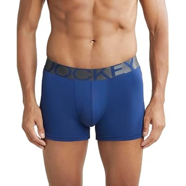 Jockey IC28 Men Tactel Microfiber Elastane Stretch Solid Trunk (Royal Blue)