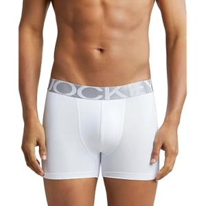 Jockey IC28 Men Tactel Microfiber Elastane Stretch Solid Trunk (White)