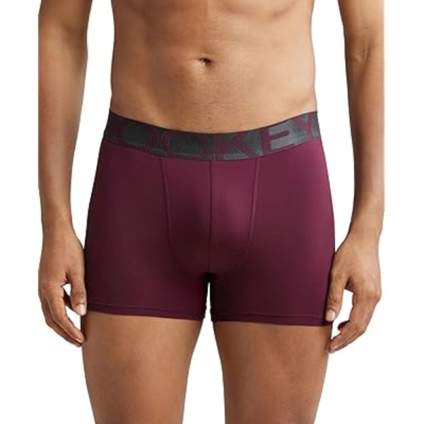 Jockey IC28 Men Tactel Microfiber Elastane Stretch Solid Trunk (Wine Tasting)