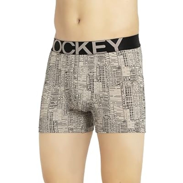 Jockey IC30 Printed Nylon Elasticated Men Trunks (String Base Print08) - Image 2