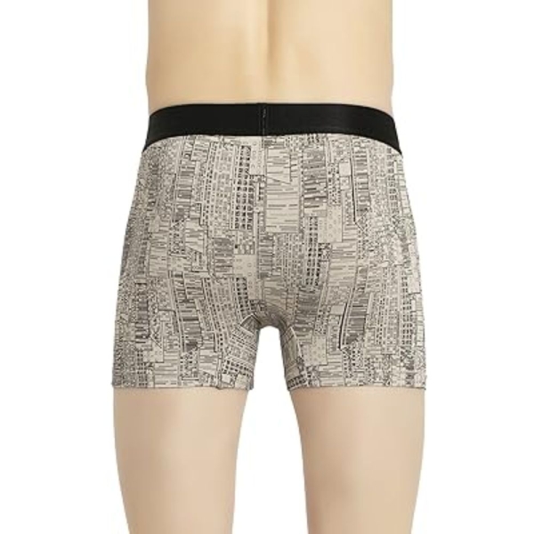 Jockey IC30 Printed Nylon Elasticated Men Trunks (String Base Print08) - Image 3