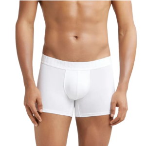 Jockey IC32 Men's Supima Cotton Elastane Stretch Solid Trunk (White)