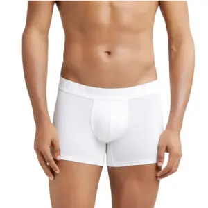 Jockey IC32 Men's Supima Cotton Elastane Stretch Solid Trunk (White)