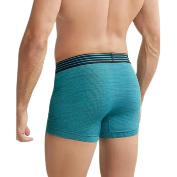 Jockey MM05 Men's Microfiber Mesh Elastane Stretch Sport Trunk (Ocean Depth) - Image 3