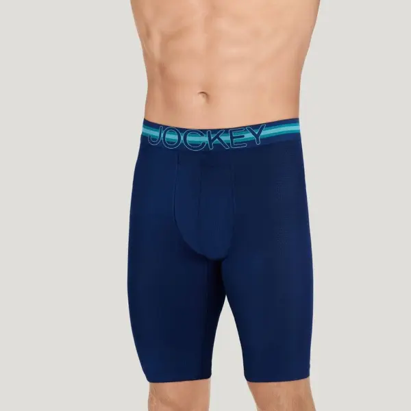 Jockey Sport Stability Pouch Microfiber 11" Quad Short (Just Past Midnight)