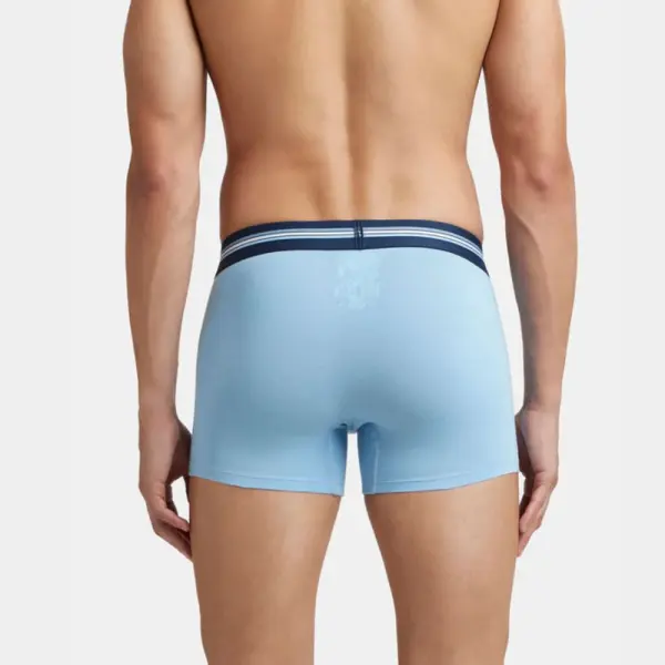 Jockey (UI21) Pack of 2 Super Combed Cotton Elastane Stretch Printed Trunk (Dusk Blue Print) - Image 2