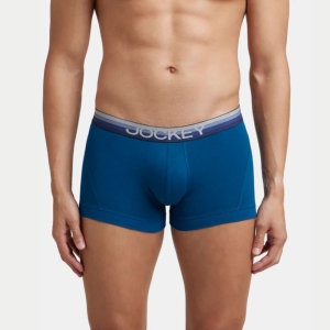 Jockey US20 Super Combed Cotton Elastane Stretch Solid Trunk (Poisedon)