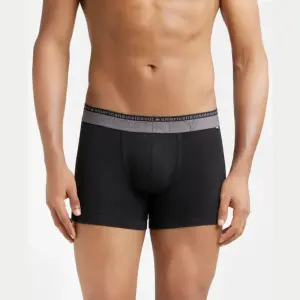 Jockey US60 Super Combed Cotton Elastane Stretch Solid Trunk (Black)